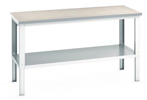 Bott Lino Workbench with Full Shelf - 2000Wx900Dx740-1140mmH Benches with Full Depth Shelf Under For Storage 41004140.16V 